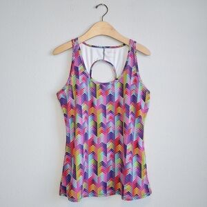 Fabletics Women's Embra Keyhole Athletic Sweat Wicking Tank Top Sz L